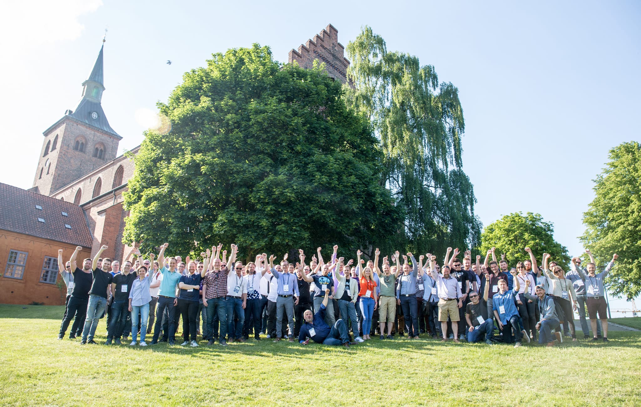 byte5 auf dem Gruppenbild vom Umbraco-Goldpartner-Summit 2018