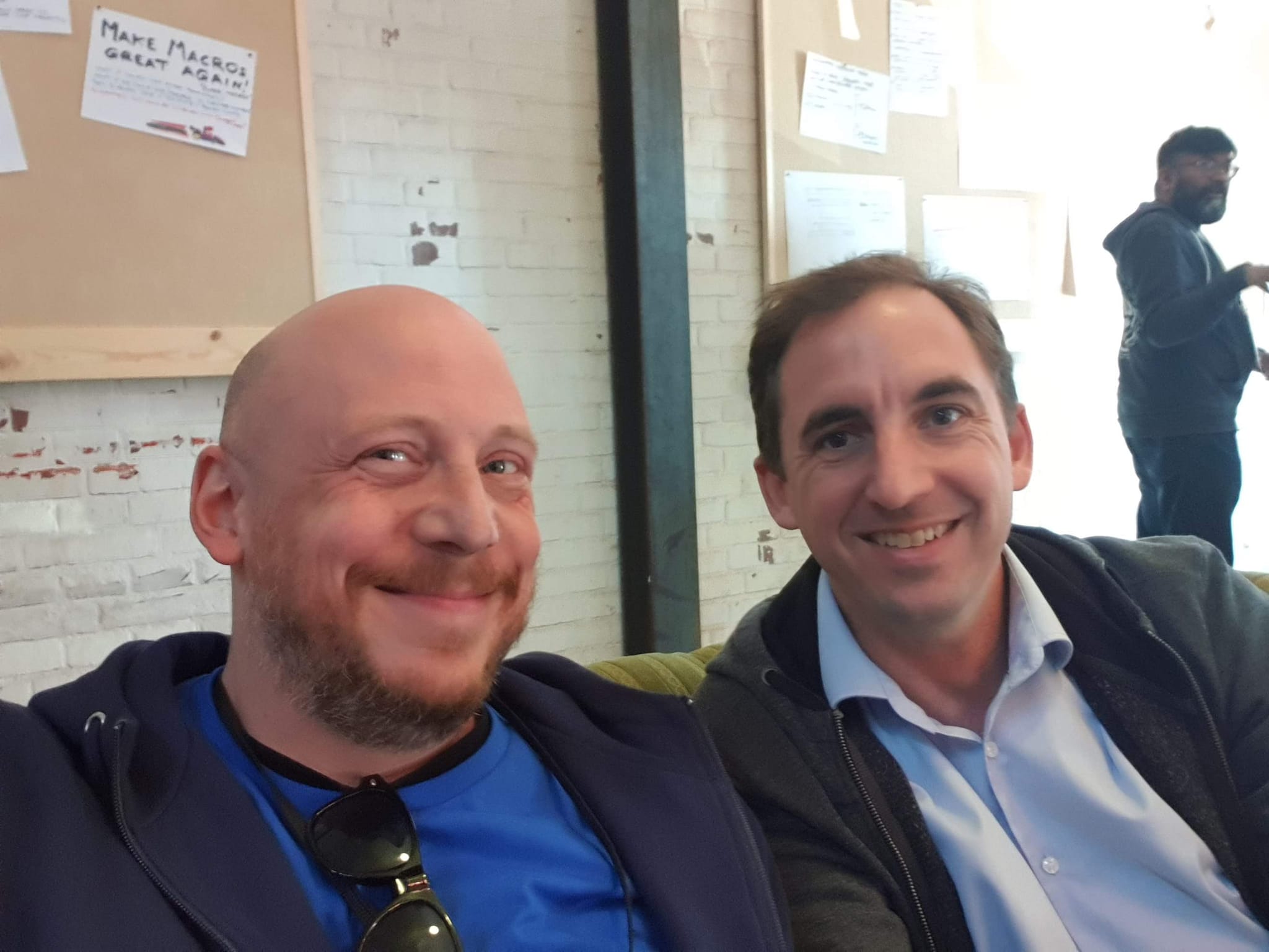 byte5-COO Chris Köhler mit Digitalpionier Janus Boye