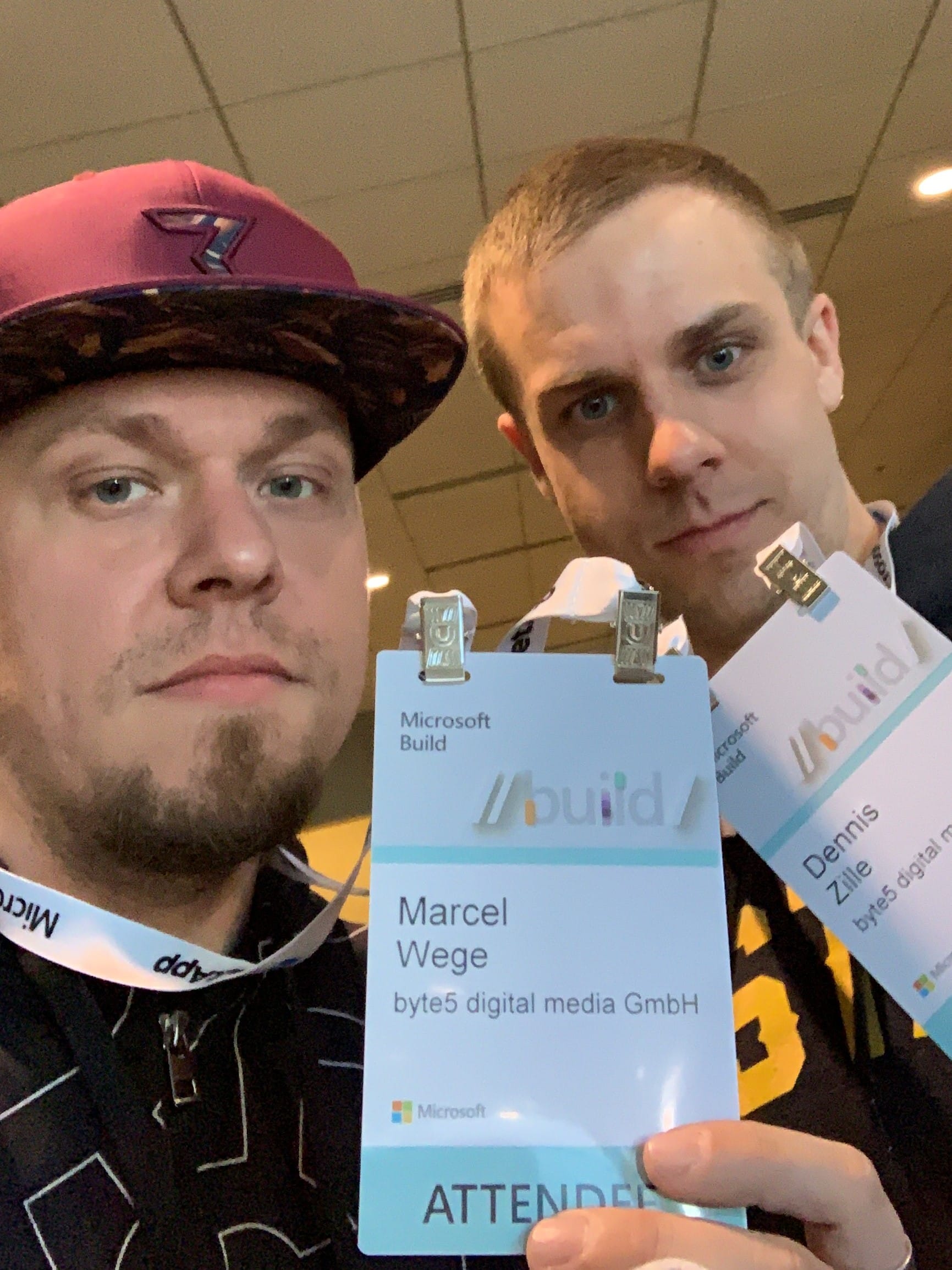 Dennis und Marcel von byte5 auf der Microsoft Build 2019